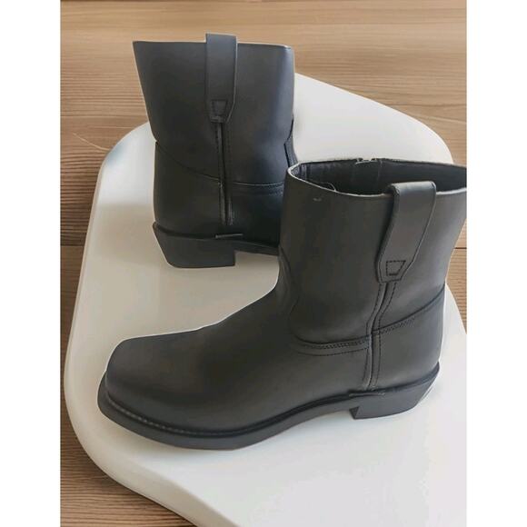 Dingo Boots 12D Rev Up Zipper Up Square Toe Biker Motorcycle DI19090 - Picture 1 of 15
